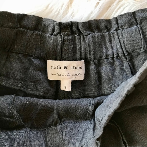 Anthro Cloth & Stone Namua Wide Leg Linen Pants - Picture 11 of 15